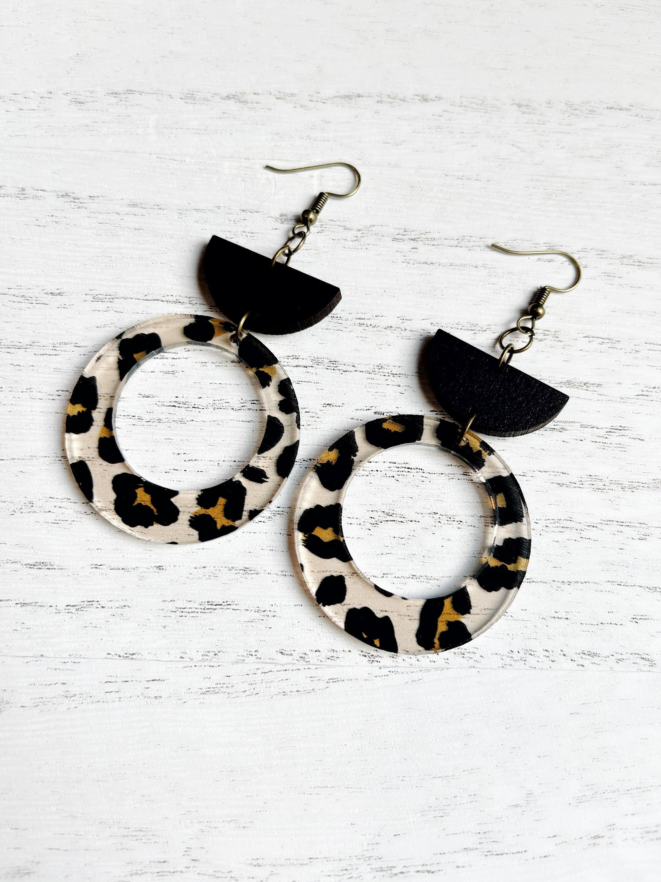 Trendy store statement earrings